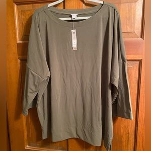 Chico NWT easy chic relaxed top
